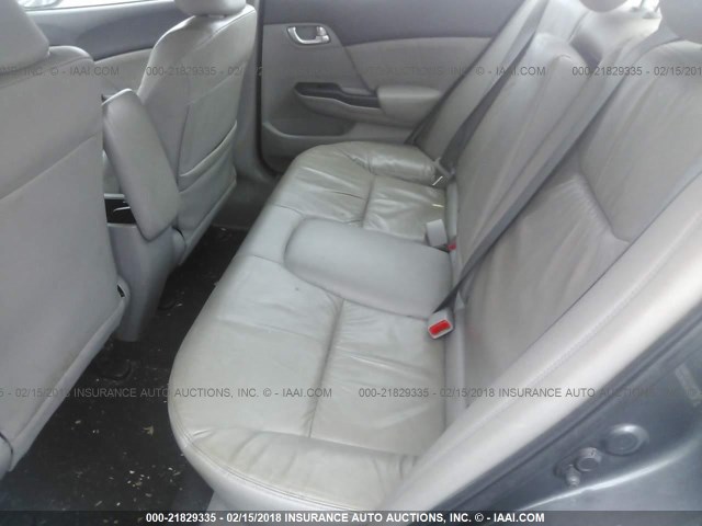 19XFB2F94CE308029 - 2012 HONDA CIVIC EXL GRAY photo 8