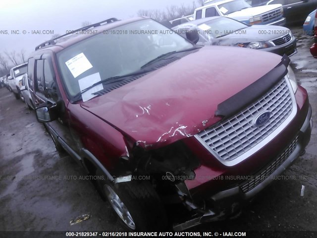 1FMPU16565LA86170 - 2005 FORD EXPEDITION XLT RED photo 1