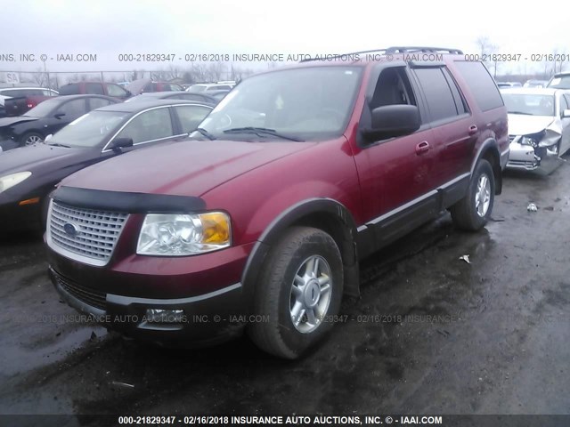 1FMPU16565LA86170 - 2005 FORD EXPEDITION XLT RED photo 2