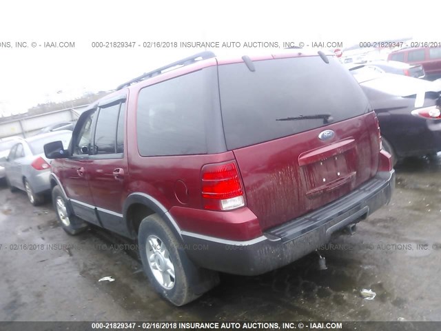 1FMPU16565LA86170 - 2005 FORD EXPEDITION XLT RED photo 3