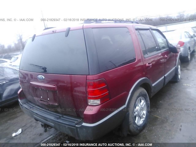 1FMPU16565LA86170 - 2005 FORD EXPEDITION XLT RED photo 4