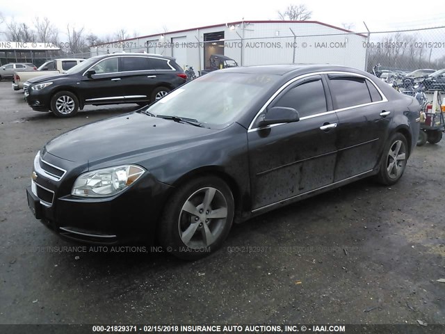 1G1ZC5E04CF341643 - 2012 CHEVROLET MALIBU 1LT 黑色 照片 2