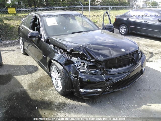 WDDGF4HB2CA609248 - 2012 MERCEDES-BENZ C 250 BLACK photo 6