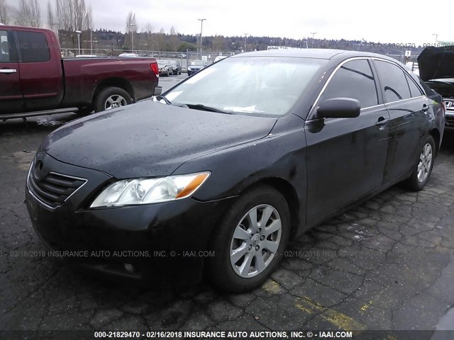 4T1BK46K38U570934 - 2008 TOYOTA CAMRY LE/XLE/SE BLACK photo 2