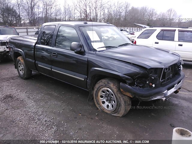 1GCEK19Z15Z103471 - 2005 CHEVROLET SILVERADO K1500 BLACK photo 1