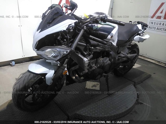 JKAEXEE16FDA19067 - 2015 KAWASAKI EX650 E WHITE photo 2