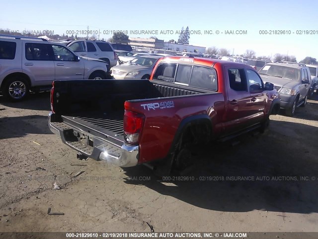 3TMDZ5BN4GM012320 - 2016 TOYOTA TACOMA DBL CAB/SR5/TRD SPORT/OR ORANGE photo 4