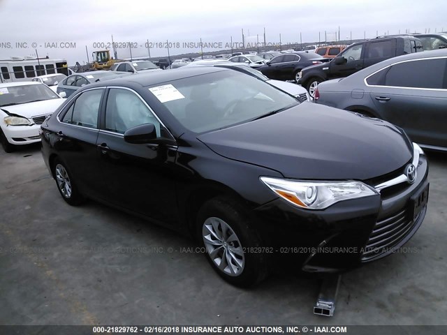 4T1BF1FK4HU271066 - 2017 TOYOTA CAMRY LE/XLE/SE/XSE BLACK photo 1