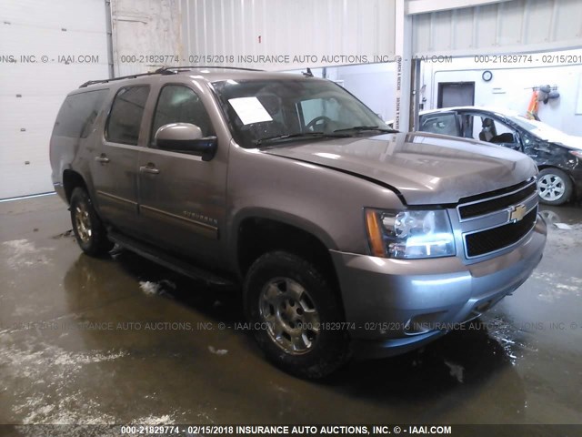 1GNSKJE34BR321038 - 2011 CHEVROLET SUBURBAN K1500 LT BROWN photo 1