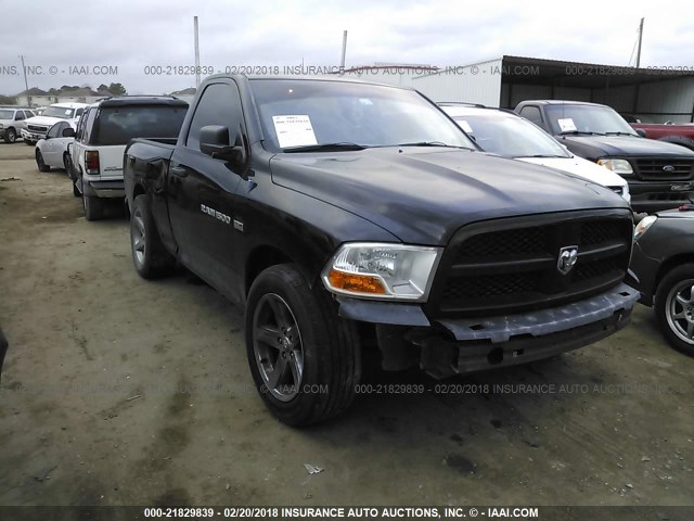 3C6JD6AT9CG158770 - 2012 DODGE RAM 1500 ST BLACK photo 1