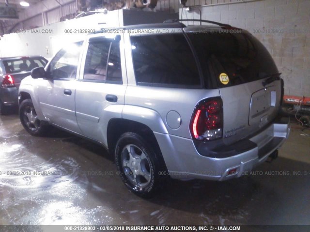 1GNDT13S582155520 - 2008 CHEVROLET TRAILBLAZER LS/LT SILVER photo 3