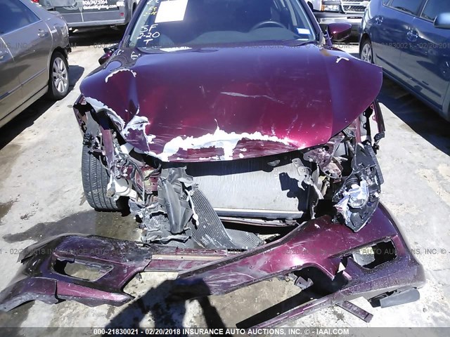 1HGCR2F58EA287494 - 2014 HONDA ACCORD SPORT MAROON photo 6