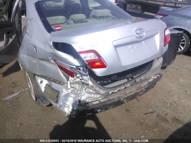 4T1BE46K07U113942 - 2007 TOYOTA CAMRY NEW GENERAT CE/LE/XLE/SE SILVER photo 6