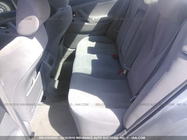 4T1BE46K07U113942 - 2007 TOYOTA CAMRY NEW GENERAT CE/LE/XLE/SE SILVER photo 8