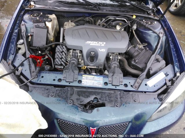 2G2WP522551216153 - 2005 PONTIAC GRAND PRIX Yaşıl foto 10
