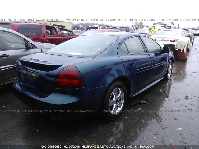 2G2WP522551216153 - 2005 PONTIAC GRAND PRIX Yaşıl foto 4