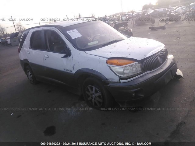 3G5DA03E42S546860 - 2002 BUICK RENDEZVOUS CX WHITE photo 1