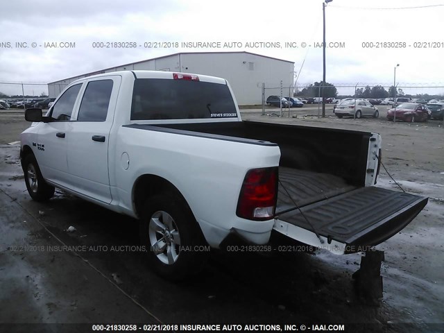 3C6RR6KT0GG139565 - 2016 RAM 1500 ST WHITE photo 3