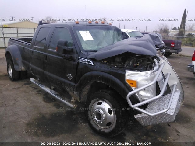 1FT8W3DT0CEB92325 - 2012 FORD F350 BLACK photo 1