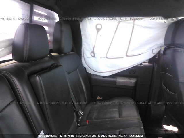 1FT8W3DT0CEB92325 - 2012 FORD F350 BLACK photo 8