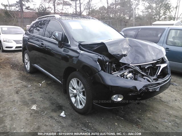 JTJZB1BA9B2404965 - 2011 LEXUS RX 450 BLACK photo 1