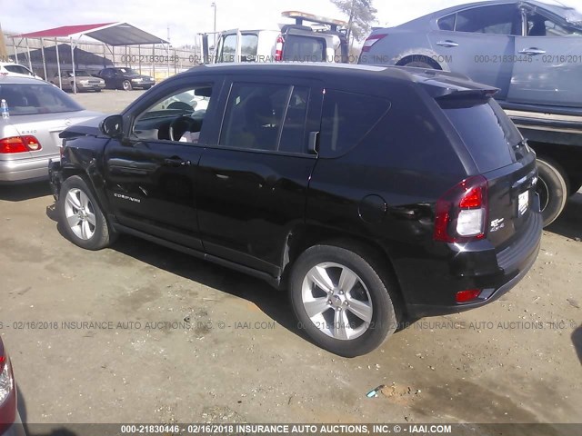 1C4NJDBB4GD662661 - 2016 JEEP COMPASS SPORT BLACK photo 3