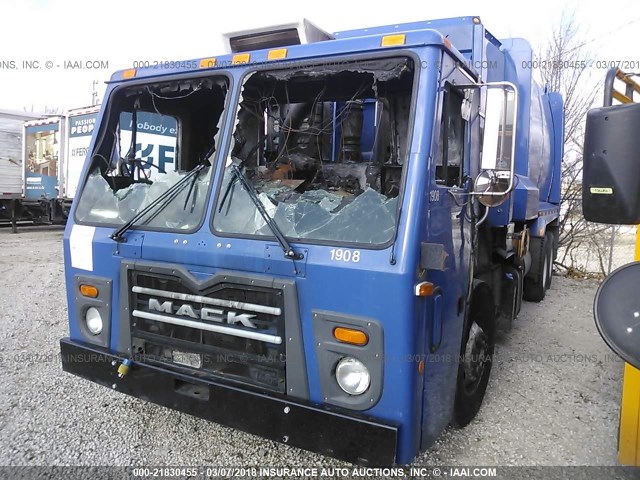 1M2AU04C2EM008626 - 2014 MACK LEU613 LEU600 BLUE photo 2