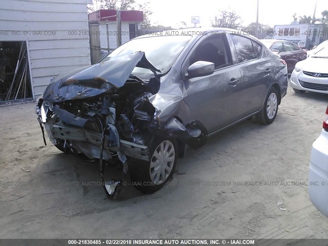 3N1CN7AP0GL849256 - 2016 NISSAN VERSA S/S PLUS/SV/SL GRAY photo 2