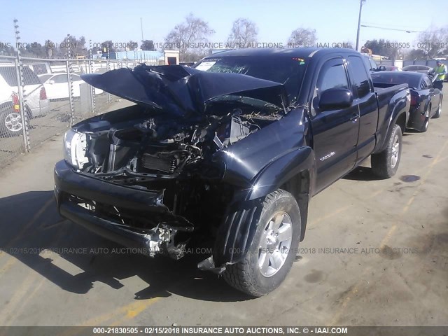 5TEUU42N55Z093174 - 2005 TOYOTA TACOMA ACCESS CAB Қара фото 2