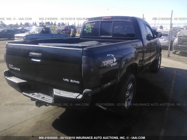 5TEUU42N55Z093174 - 2005 TOYOTA TACOMA ACCESS CAB Қара фото 4