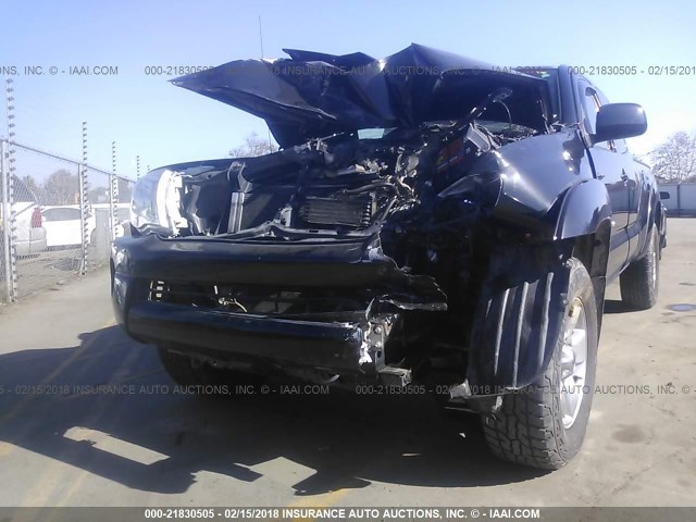 5TEUU42N55Z093174 - 2005 TOYOTA TACOMA ACCESS CAB Қара фото 6