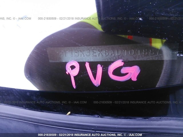 4T1BK3EK8AU101887 - 2010 TOYOTA CAMRY SE/LE/XLE BLACK photo 9