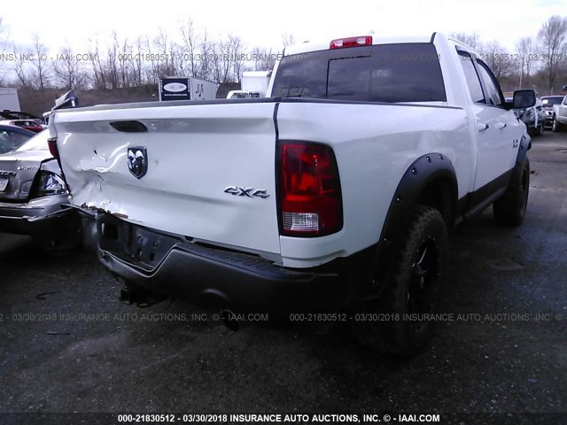 1C6RR7GT8ES367317 - 2014 RAM 1500 SLT WHITE photo 4