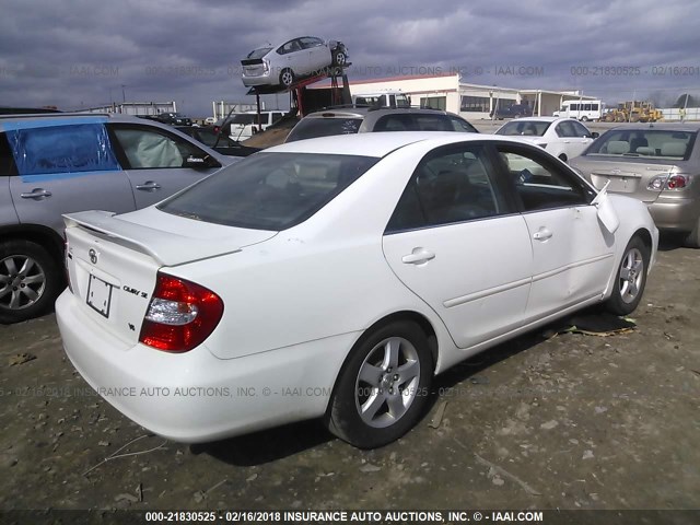4T1BF32K03U040224 - 2003 TOYOTA CAMRY LE/XLE/SE თეთრი ფოტო 4