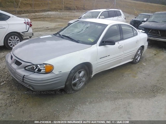 1G2NF52E81C105433 - 2001 PONTIAC GRAND AM SE1 WHITE photo 2