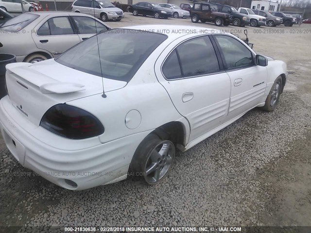 1G2NF52E81C105433 - 2001 PONTIAC GRAND AM SE1 WHITE photo 4