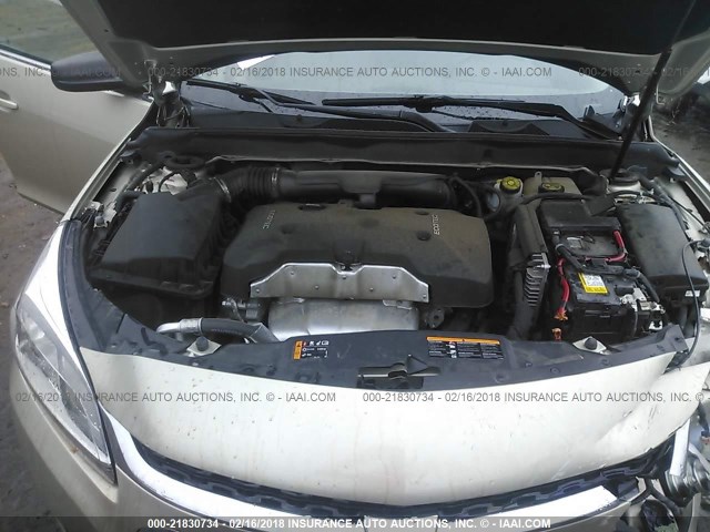 1G11B5SL3EF123081 - 2014 CHEVROLET MALIBU LS 金色 照片 10