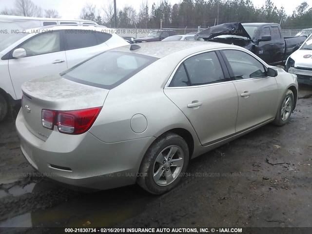 1G11B5SL3EF123081 - 2014 CHEVROLET MALIBU LS 金色 照片 4
