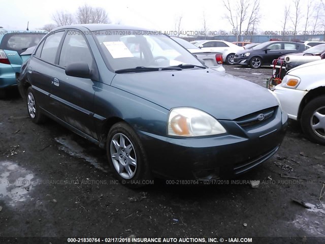 KNADC125936246552 - 2003 KIA RIO GREEN photo 1