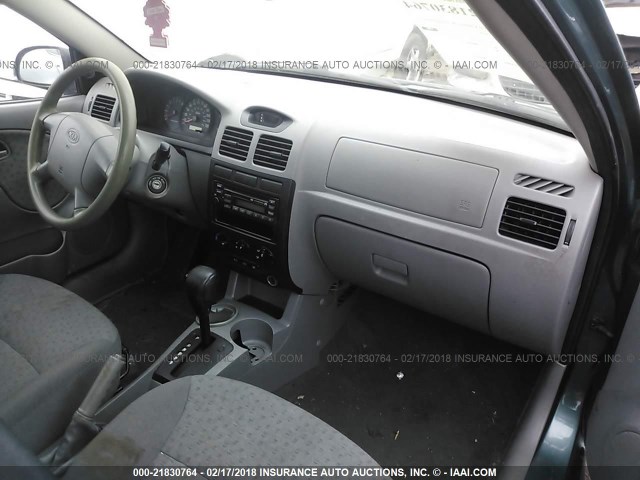 KNADC125936246552 - 2003 KIA RIO GREEN photo 5