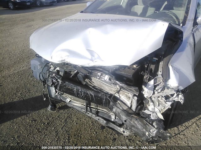 4T1BE46K58U199542 - 2008 TOYOTA CAMRY CE/LE/XLE/SE SILVER photo 6