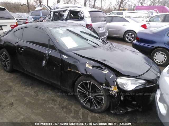 JF1ZNAA1XD1727156 - 2013 TOYOTA SCION FR-S BLACK photo 1