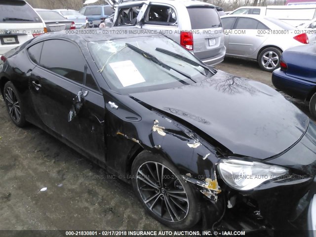 JF1ZNAA1XD1727156 - 2013 TOYOTA SCION FR-S შავი ფოტო 6