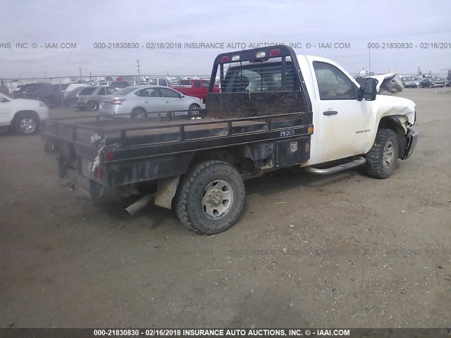 1GCHK74K69E110651 - 2009 CHEVROLET SILVERADO K3500 WHITE photo 4