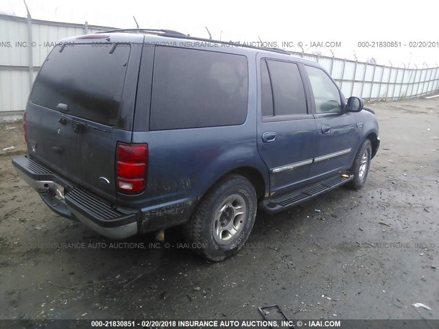 1FMRU1564YLB35986 - 2000 FORD EXPEDITION XLT 蓝色 照片 4