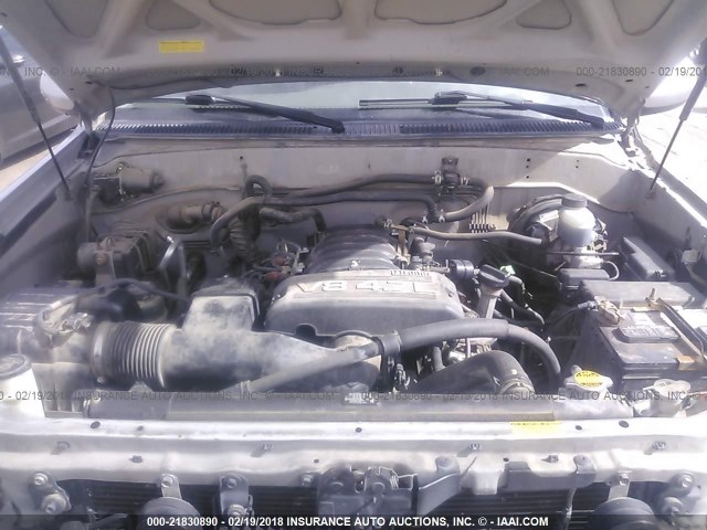 5TDZT38A55S242025 - 2005 TOYOTA SEQUOIA LIMITED SILVER photo 10