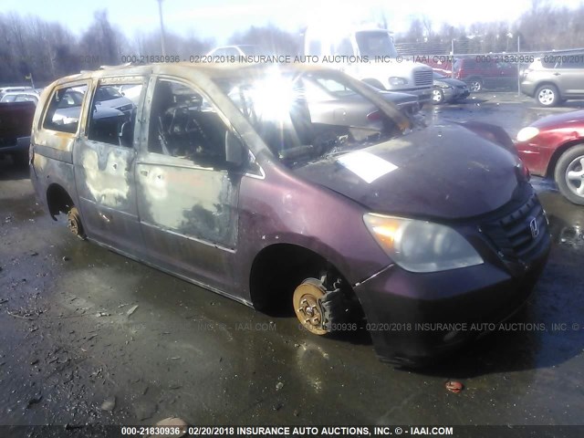 5FNRL38798B418510 - 2008 HONDA ODYSSEY EXL ბურგუნდია ფოტო 1