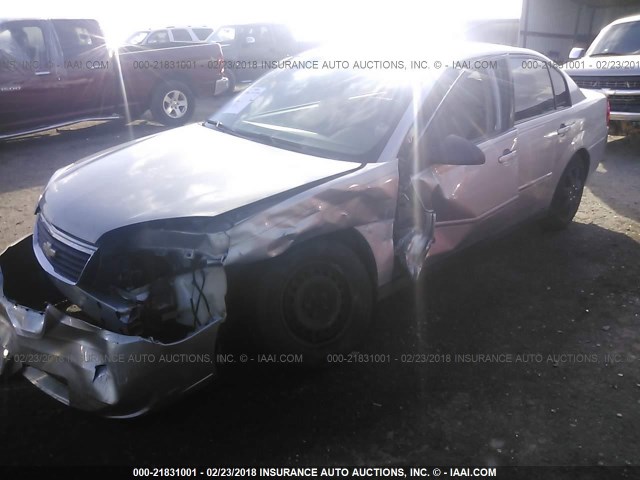 1G1ZS58F27F312358 - 2007 CHEVROLET MALIBU LS SILVER photo 2