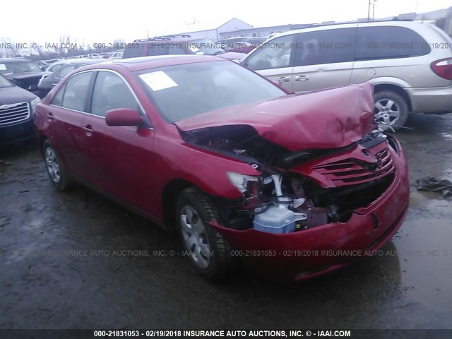 4T1BE46K37U162133 - 2007 TOYOTA CAMRY NEW GENERAT CE/LE/XLE/SE RED photo 1