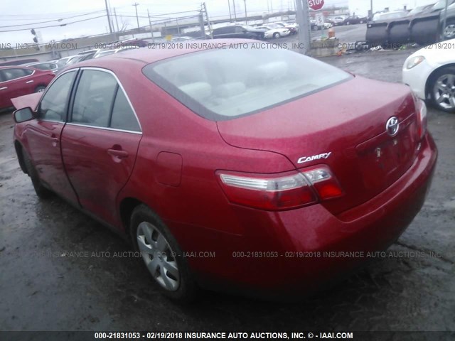4T1BE46K37U162133 - 2007 TOYOTA CAMRY NEW GENERAT CE/LE/XLE/SE RED photo 3